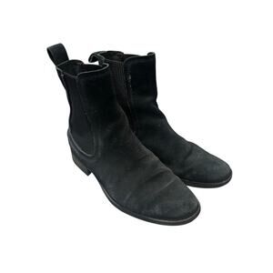 Ugg Black Suede Ankle Boots